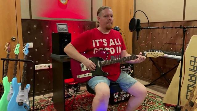 Готов Потратить Бюджет На Такую Гитару? Metal Red Telecaster! #telecaster #мастероваягитара #телек