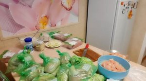 Потратила 4 часа и месяц семья сыта//домашние полуфабрикаты//