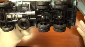 Распаковка: КАМАЗ-5320 с прицепом ГКБ-8650, синий / голубой 1:43 (ПАО КАМАЗ)