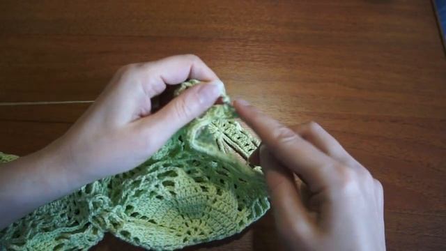 Ажурная туника из мотивов крючком. Часть 3.