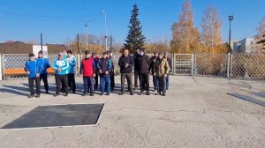 Открытие новой площадки для игры в городки