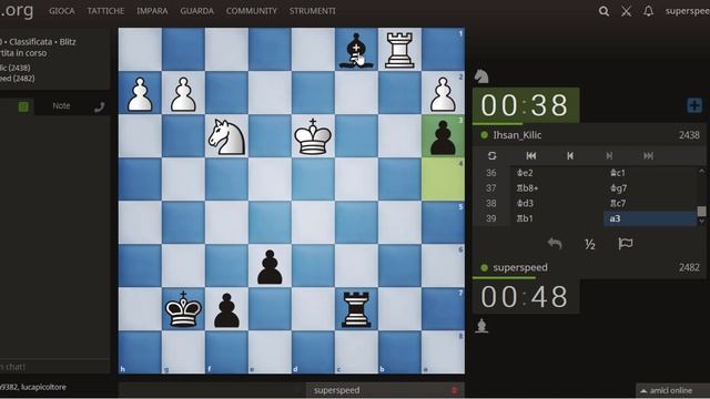 SUPERO I 2500 BLITZ SU LICHESS! смотреть онлайн