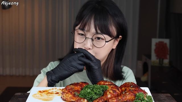 짝퉁 자메이카 통다리구이치킨 먹방🍗 Spicy Grilled Chicken Mukbang Asmr смотреть онлайн