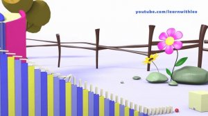 Shapes with Bunny Rabbit and dominoes 3d animation video for children