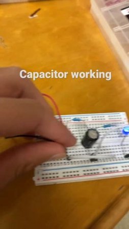 Capacitor project working (robotics)