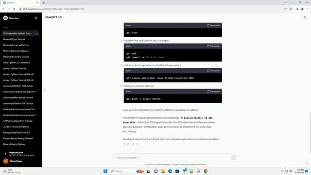 decision tree id3 algorithm python code github