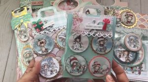 Pretty Packing for My Handmade Embellishments | Polkadoodles | Winnie White Christmas