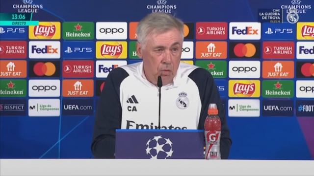 Слова Анчелотті перед матчем Реал Мадрид - Манчестер Сіті смотреть онлайн