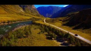 Горный Алтай, аэросъемка 4к, Чулышман Телецкое, Altay Барнаул видеосьемка