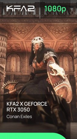 Conan Exiles | KFA2 X GeForce RTX 3050 Black | 1080p (Full HD) разрешение