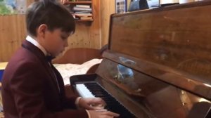 Ф. Кулау. Сонатина Ля минор (Am), часть 2 (F. Kuhlau. Sonatina in A-moll Op. 88 No. 3. 2 Andantino)