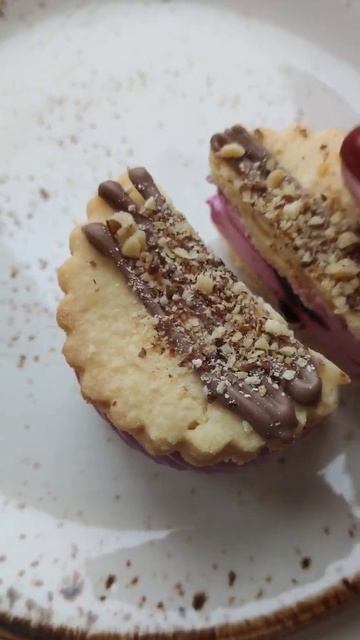 Зефиросендвич это очень вкусное печенье с зефиром #зефир