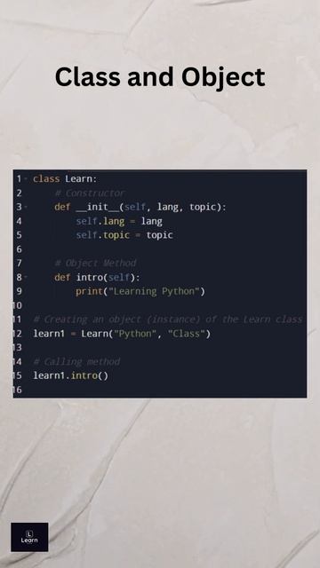 Learn Python in 30 Days | Day 19 |Class and Object |Part 1 #python#pythonin30days#oopsinpython#clas