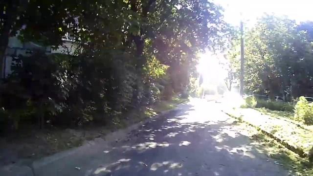 Поездка на самодельном  электровелосипеде