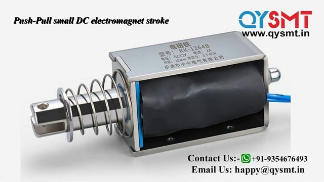 Push Pull small DC electromagnet stroke смотреть онлайн