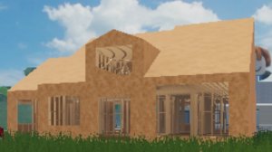 Постройка дома. Часть 1.( В roblox )