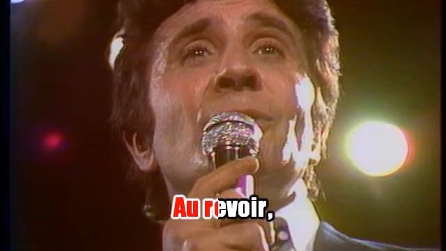 Karaoké Gilbert Bécaud - Au revoir смотреть онлайн