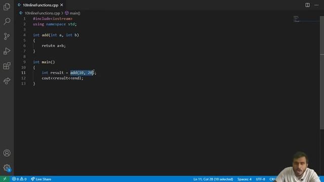 Inline Functions in C++