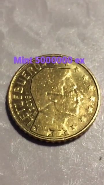 Euro cent 50 - LEXEMBOURG 2016 смотреть онлайн