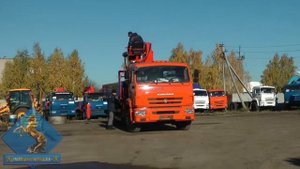 Бортовой Камаз 65115 с КМУ Канглим 2056 + бур