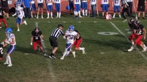 CRAZY TOUCHDOWN FROM TIPPED PASS AT LAST JV FOOTBALL GAME! 🏈