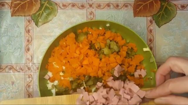 Салат "Оливье" классический! Вкусно и просто