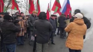 Многотысячные митинги проходят в Приднестровье, где запасов газа осталось лишь на пару дней