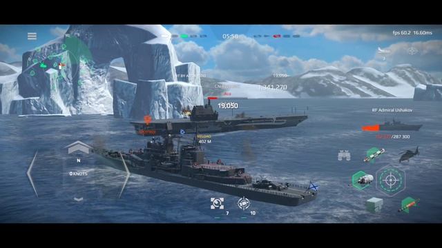 Nuclear Missile BULAVA and Laser AA THEL showcase | Alpha Test Gameplay | Modern Warships