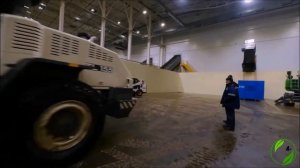 Биореактор. Вторая фаза компостирования отсева ТКО.