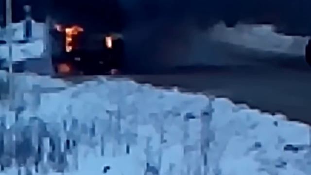 Пожарные приехали вовремя через 25 минут