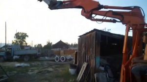 экскаватор IHI особенности работы стрелы