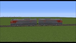 2ЭС4К в процессе моделирования (WIP). Поезда для Майнкрафт Immersive Railroading
