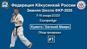 Кёкусинкай / Зимняя Школа ФКР-2025 / Кумитэ / Евгений Мамро / Обзор тренировки (1)