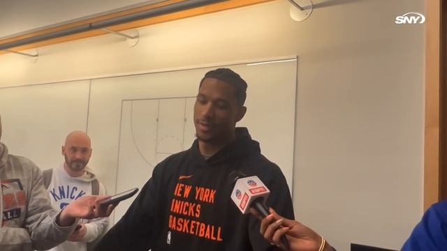 Josh Hart & Donte DiVincenzo on Joel Embiid's comments, Jalen Brunson's struggles, and Game 3 | SNY смотреть онлайн