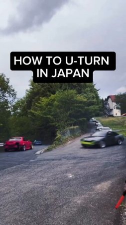 How they make a proper u-turn in Japan! #drift #drifting #driftcar #japan #jdm #jdmcars #automobile