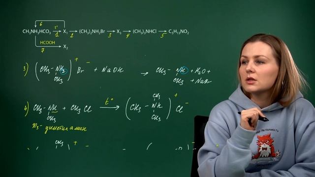 Амины: цепочки по органической химии. Часть 1/3. 10 класс и ЕГЭ по химии