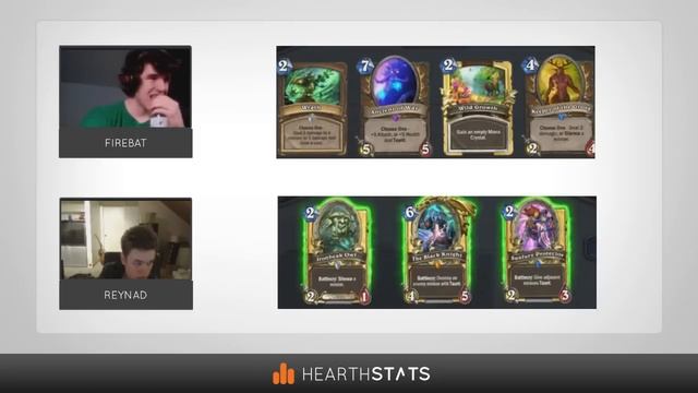 Firebat vs Reynad Part 1 - Top 8 Hearthstats Invitational смотреть онлайн