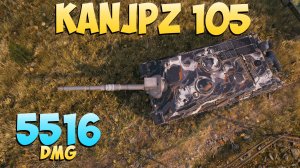 KanJPz 105 - 5 Фрагов 5.5K Урона - Энергичная доска! - Мир Танков