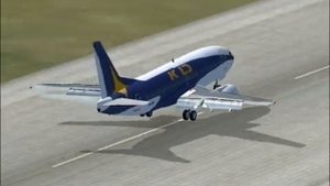 Посадка Boinga 737-300 авиалинии КД-авиа "Видео-2"