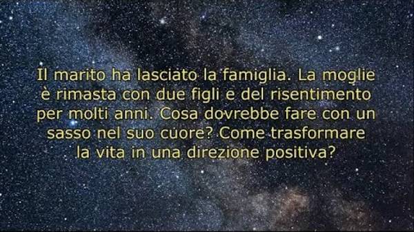 Il marito ha lasciato la famiglia. Cosa dovrebbe fare la moglie con un sasso nel suo cuore?