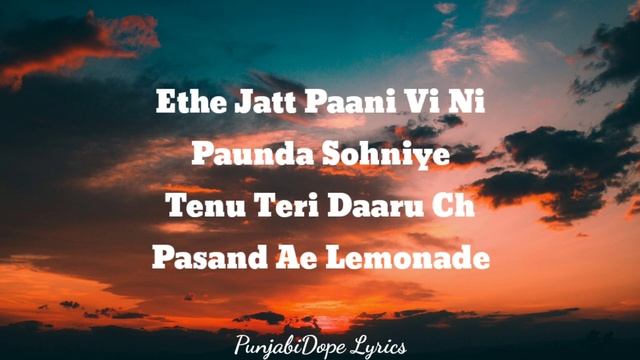 Lemonade (Lyrics) - Diljit Dosanjh | Raj Ranjodh | Drive Thru смотреть онлайн