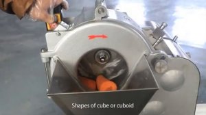 CHD100 Cubes Cutting Machine | Vegetable Cutting Machine | Cutting Vegetable into cubes
