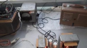 Запуск советского лампового усилителя УНЧ-3