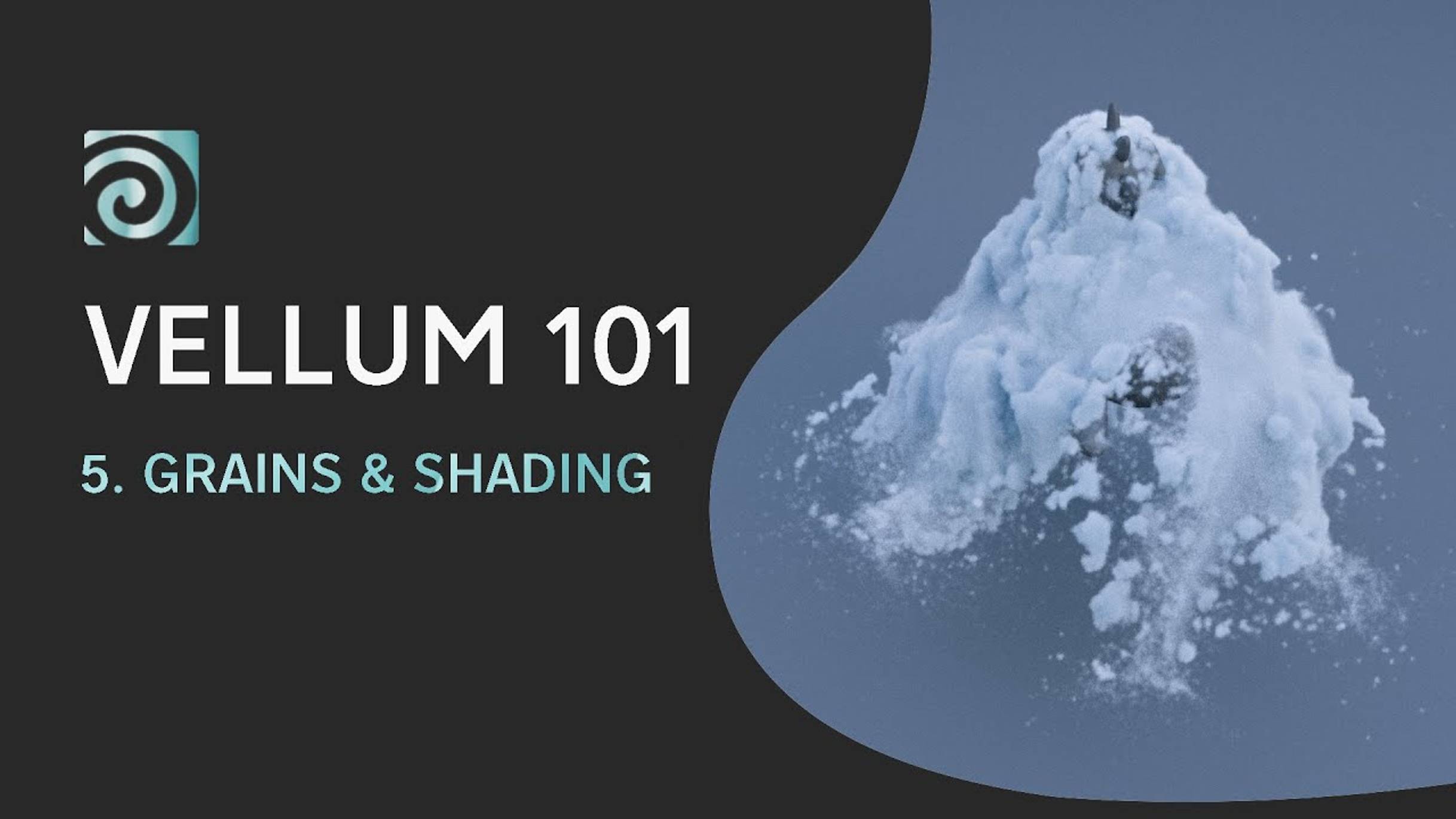 Vellum 5 - Create a Snow Simulation in Houdini in Under 10 Minutes