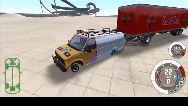 BeamNG- hauling 80k lbs смотреть онлайн