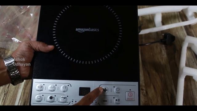AmazonBasics Induction Cooktop 1600 Watt Stove Unboxing and First Impressions | Ashok Udhayan