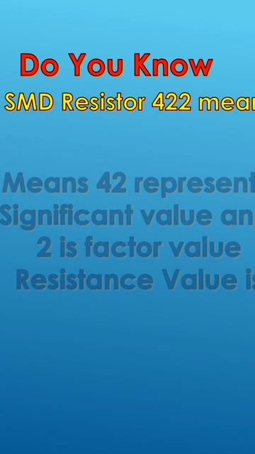 Resistance value of SMD resistor смотреть онлайн
