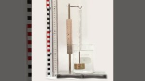 Spring oscillator in water