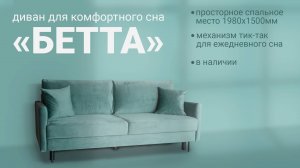 "Бетта" - Диван для комфортного сна от Пинскдрев, Белорусская мебель