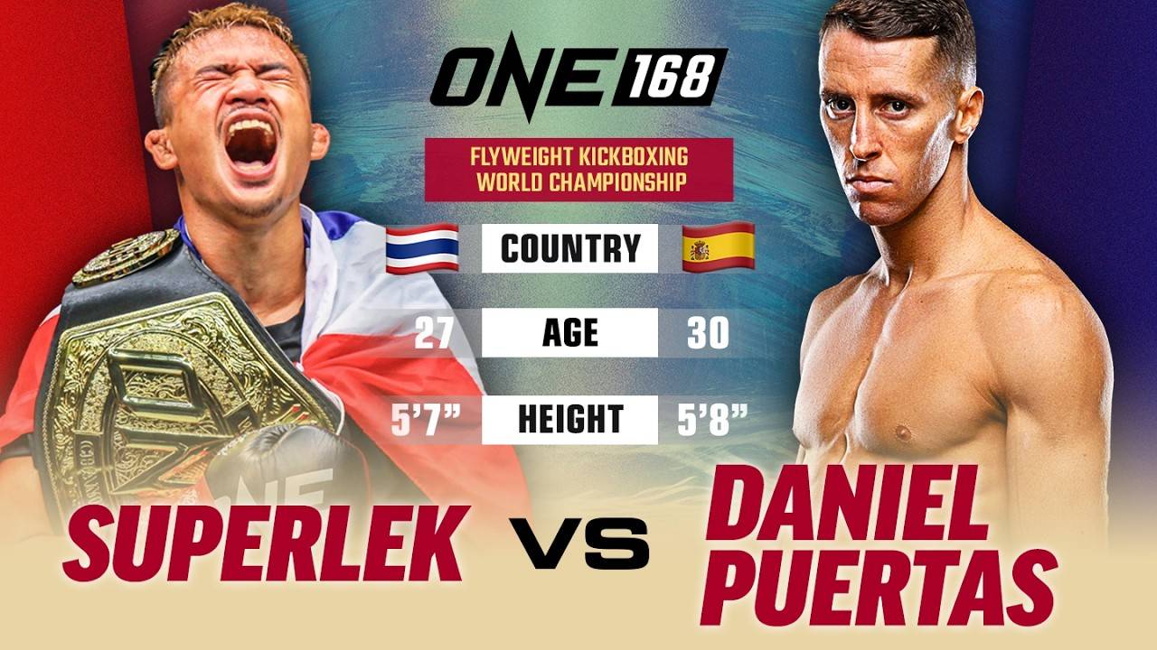 Кикбоксинг: Мощный Суперлек разносит ВСЕХ: Superlek vs. Daniel Puertas ｜ Full Fight